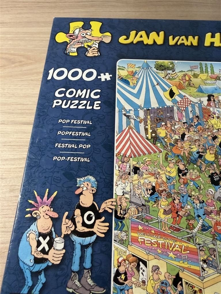 jan van haasteren - popfestival - 1000 stuks - s6803, Verzenden, 500 t/m 1500 stukjes, Zo goed als nieuw