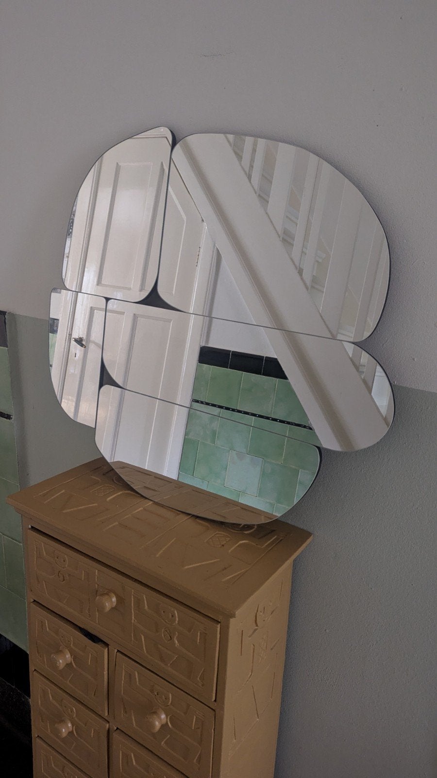 Kwantum spiegel 60x65 cm - Nooit gebruikt, Huis en Inrichting, Ophalen of Verzenden, Nieuw, Rechthoekig, Minder dan 100 cm