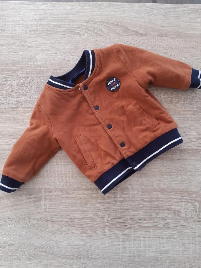 Warm jasje Baby Bleu, maat 68, zo goed als nieuw, Jongetje of Meisje, Baby Blue, Ophalen of Verzenden, Zo goed als nieuw