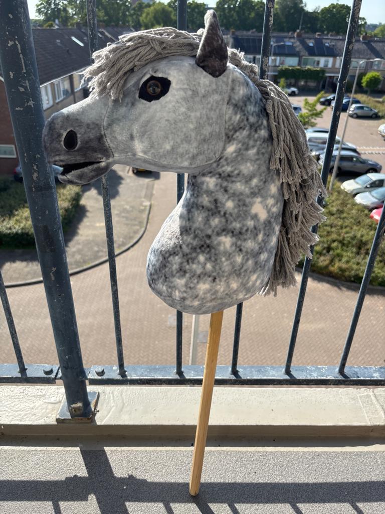 Grijs wit hobby horse - LeMieux, Ophalen of Verzenden, Zo goed als nieuw, Jongen of Meisje