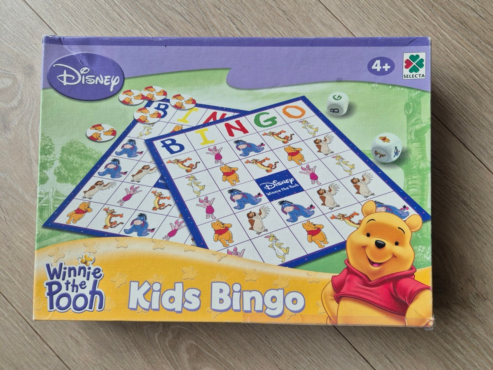 Disney Winnie de Poeh Kids Bingo Gezelschapsspel, Vijf spelers of meer, Ophalen of Verzenden, Gebruikt, Selecta