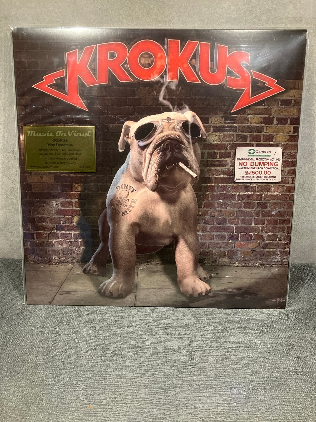 Krokus - Dirty Dynamite (Limited Edition Silver Vinyl), LP, Hard Rock, Geseald, Ophalen of Verzenden