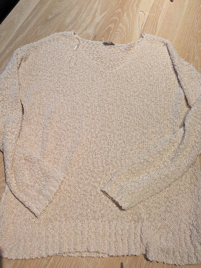zomerse v hals trui maat XL dame, Ophalen of Verzenden, Zo goed als nieuw, Maat 46/48 (XL) of groter, Roze