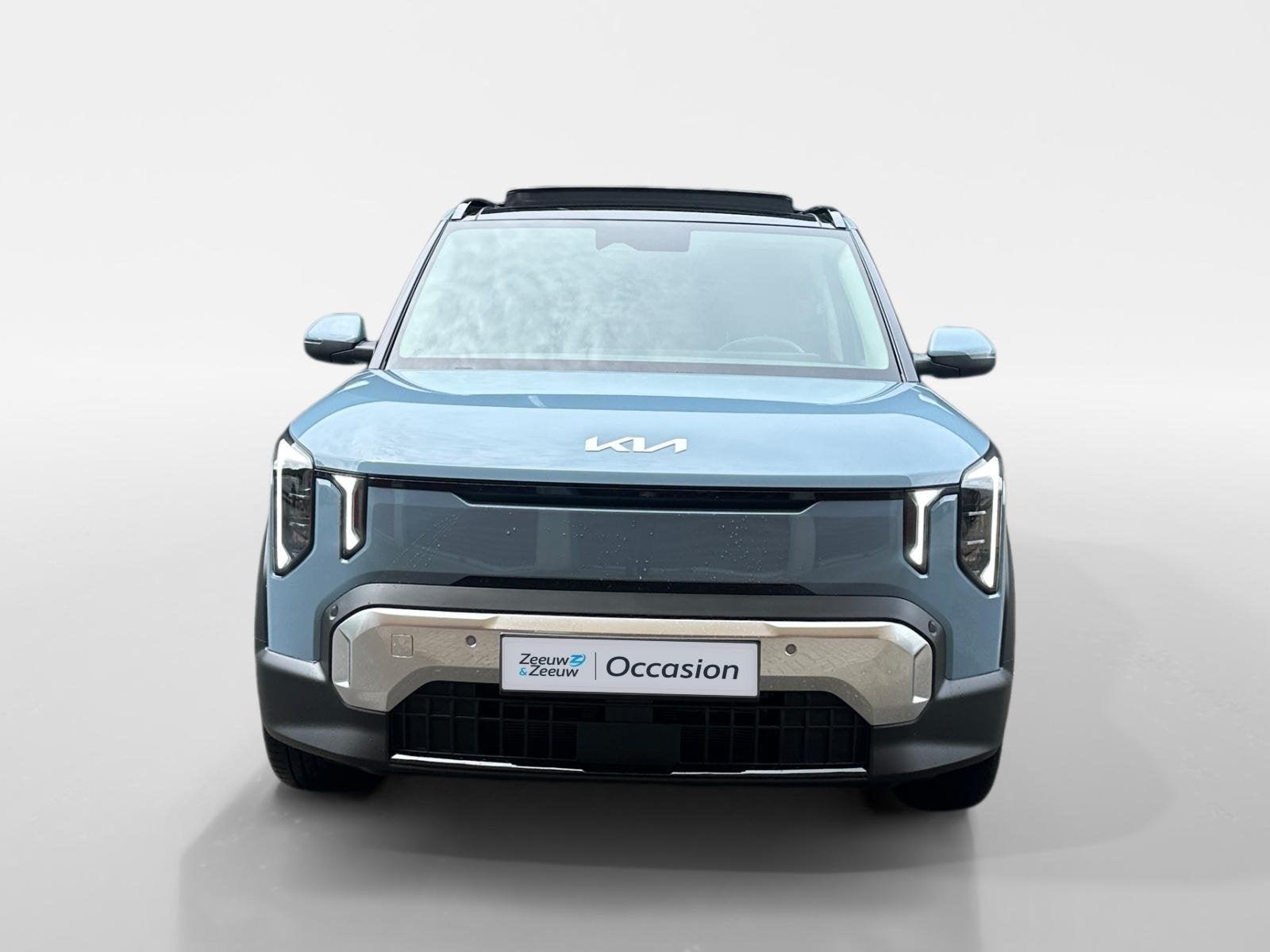 Kia EV2 Plus Advanced 42.2 kWh Demo | panorama dak | Harman, 12 maanden, Stof, Blauw, Grijs