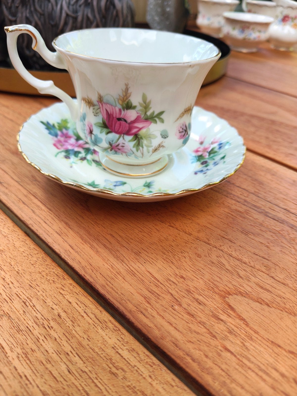 Royal Albert harvest poppy, Antiek en Kunst, Ophalen of Verzenden