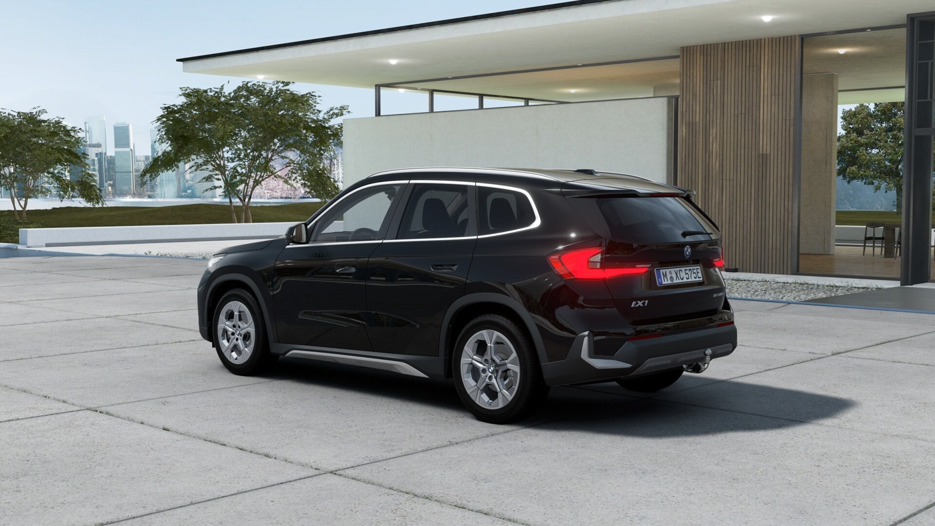 BMW iX1 eDrive20 xLine / Trekhaak / Comfort Access / Achteru, Auto's, Zwart, Zwart, Leder, Nieuw