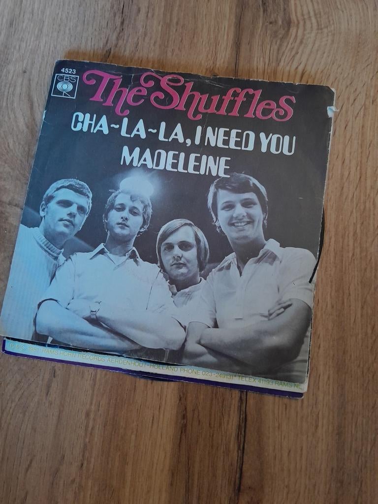 The shuffles 7inch cha la la i need you, Ophalen of Verzenden, Zo goed als nieuw, Pop