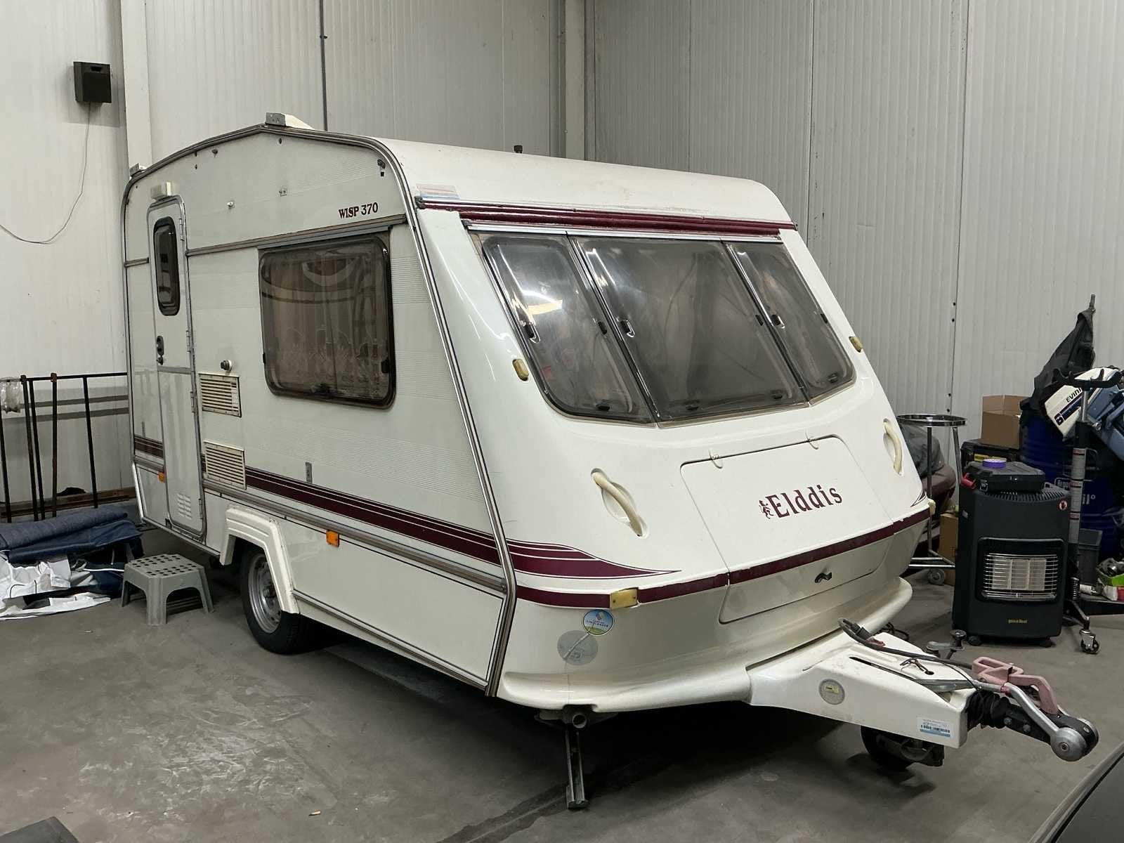 Elddis WISP 370 met voortent Caravan, Caravans en Kamperen, Bedrijf, Elddis