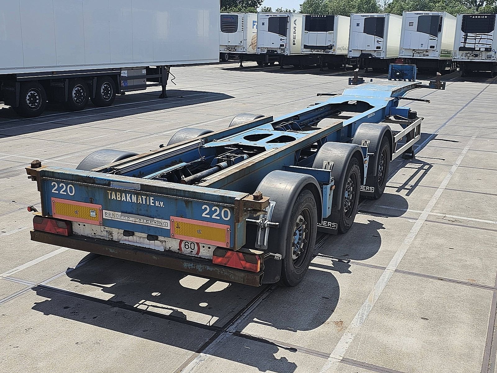 RENDERS CHASSIS PORTMASTER, Auto's, Vrachtwagens, Overige kleuren, Bedrijf, Aanhangers en Opleggers, Te koop