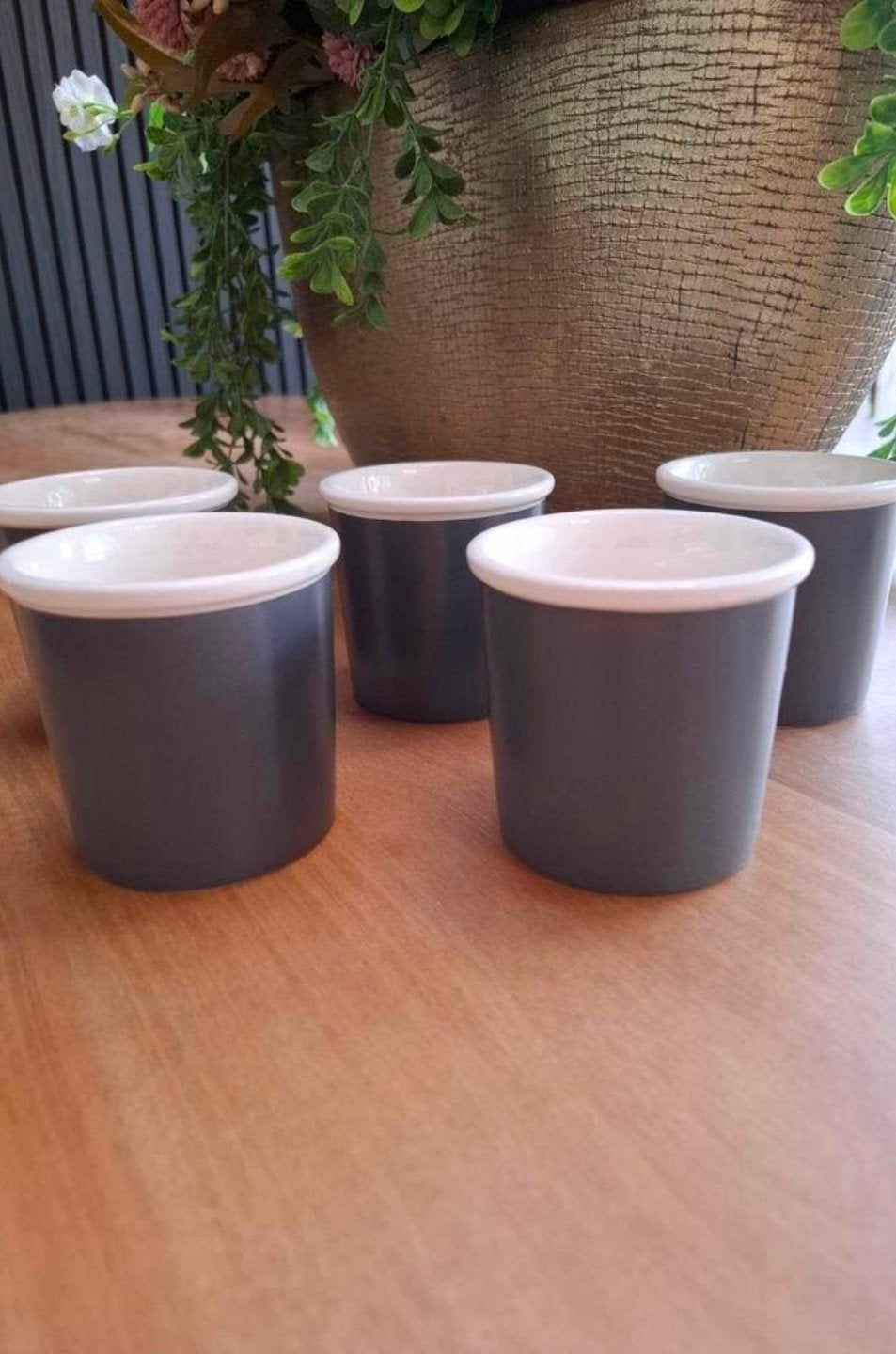 Barista & Co Espresso Kopjes - Set van 5, Ophalen of Verzenden, Zo goed als nieuw, Overige stijlen, Mok