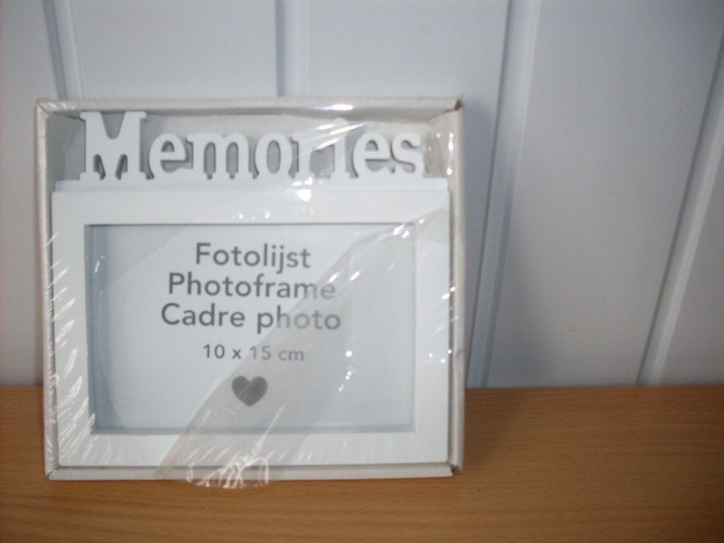 memories nieuw fotolijstje in de verpakking, Audio, Tv en Foto, Fotografie | Fotolijsten, Ophalen, Overige typen, Hangend, Nieuw
