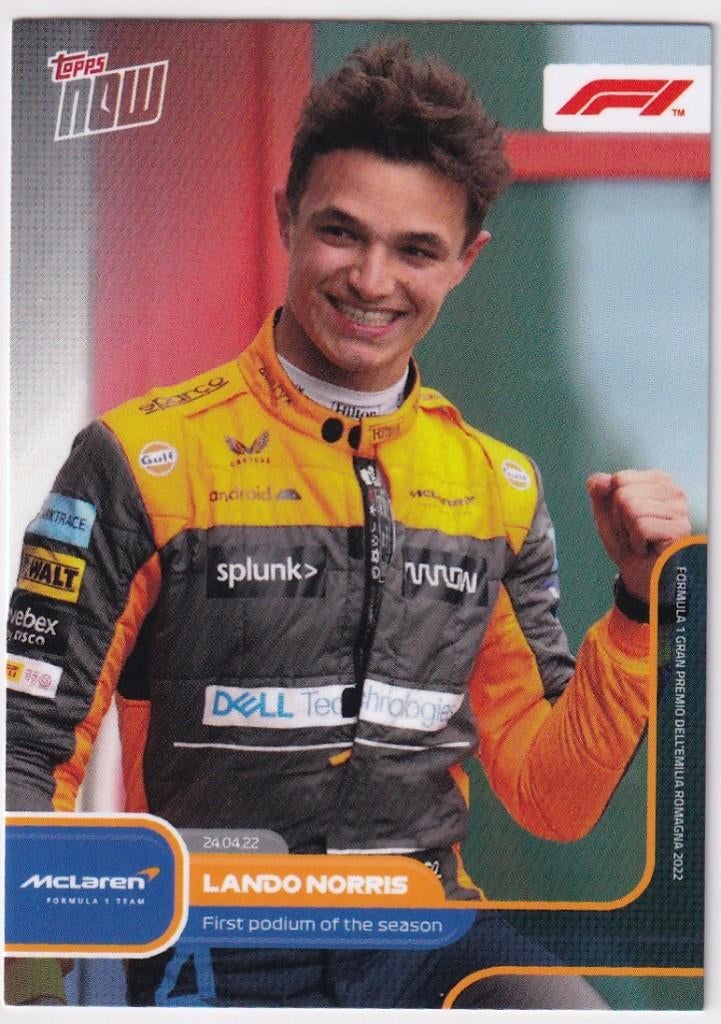 Lando Norris #015, Verzamelen, Automerken, Motoren en Formule 1, Verzenden, Nieuw, Formule 1