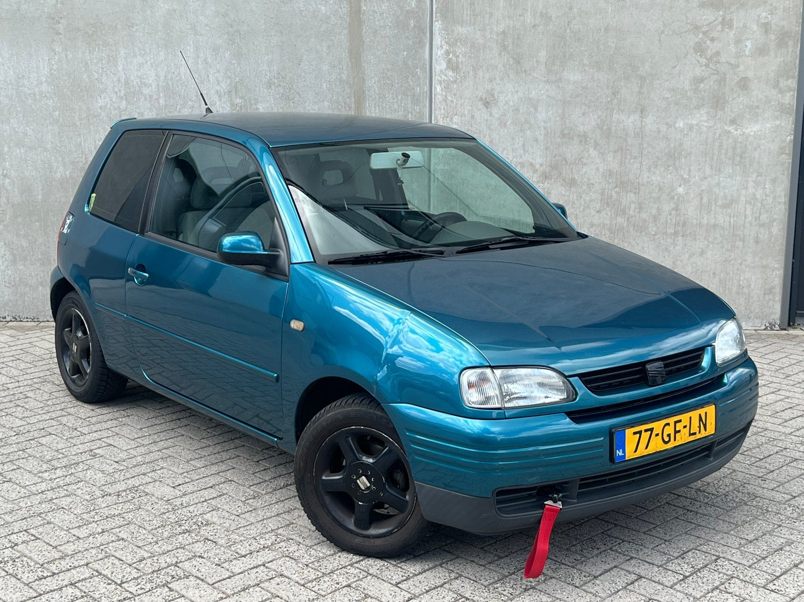 Goedrijdende Groene Seat Arosa 1.4 Benzine 60PK/Nap/Apk!, Voorwielaandrijving, Sound system, 31 €/maand, 4 stoelen