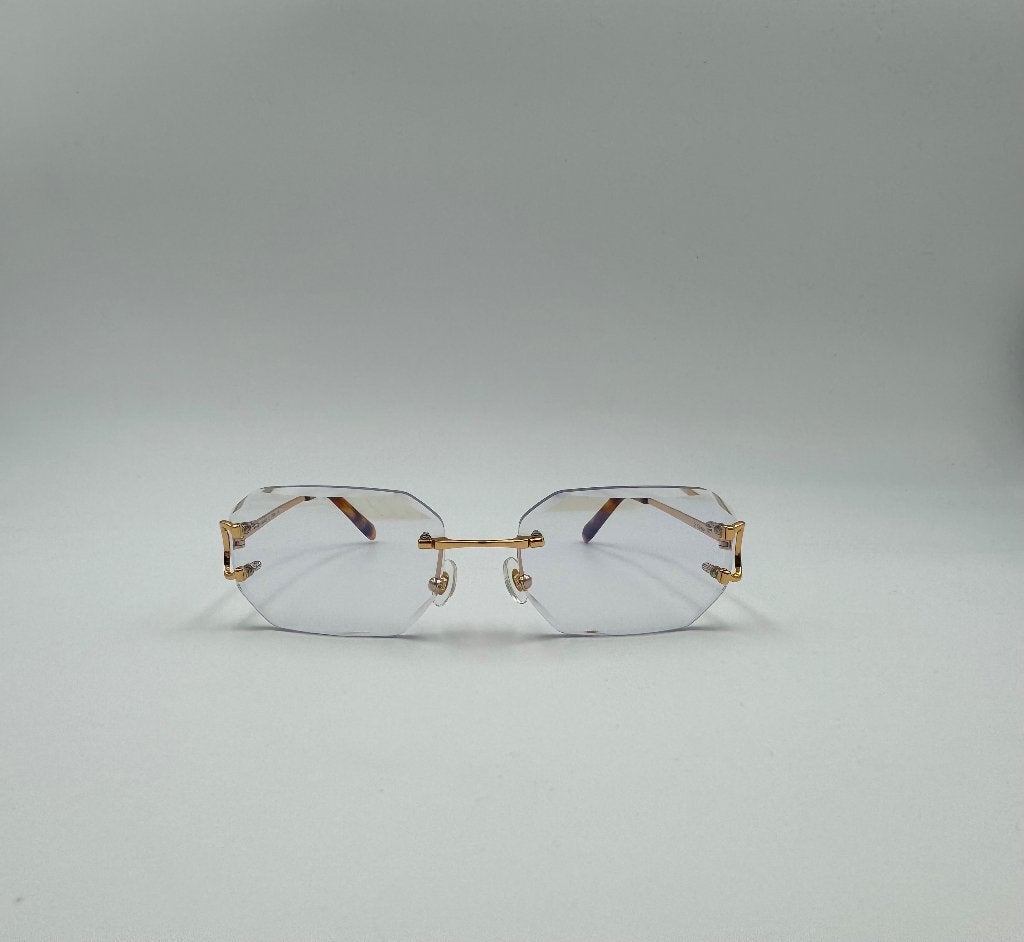 Cartier diamond cut bril transparant, Overige merken, Overige kleuren, Nieuw, Ophalen of Verzenden