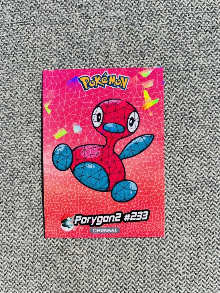 Porygon2 233 Johto Card Top Collection Promo Pokemon, Verzenden, Zo goed als nieuw, Losse kaart, Foil