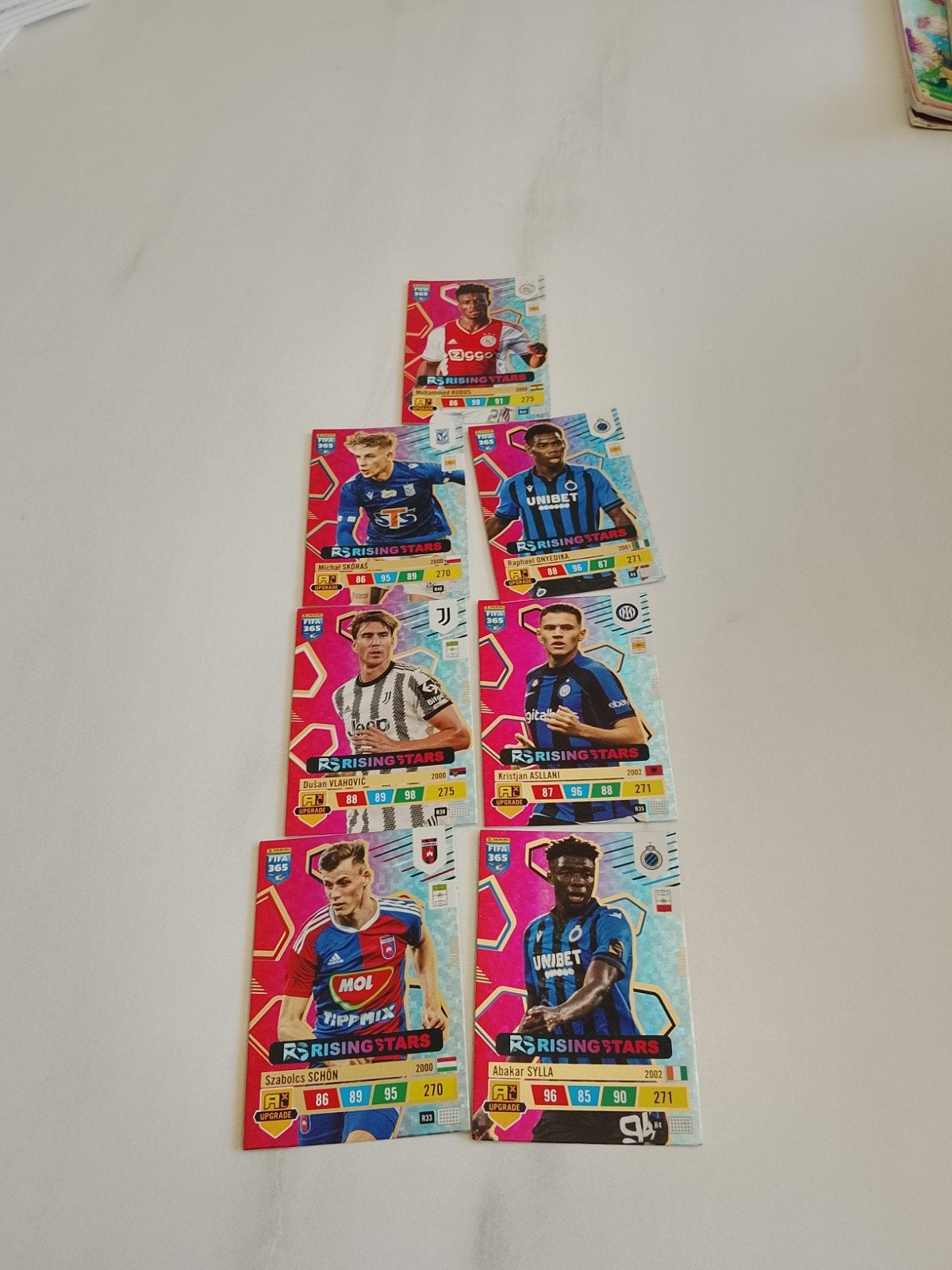 FIFA 365 Rising Stars Voetbal Kaarten Collectie, Ophalen of Verzenden, Zo goed als nieuw, Buitenlandse clubs, Spelerskaart