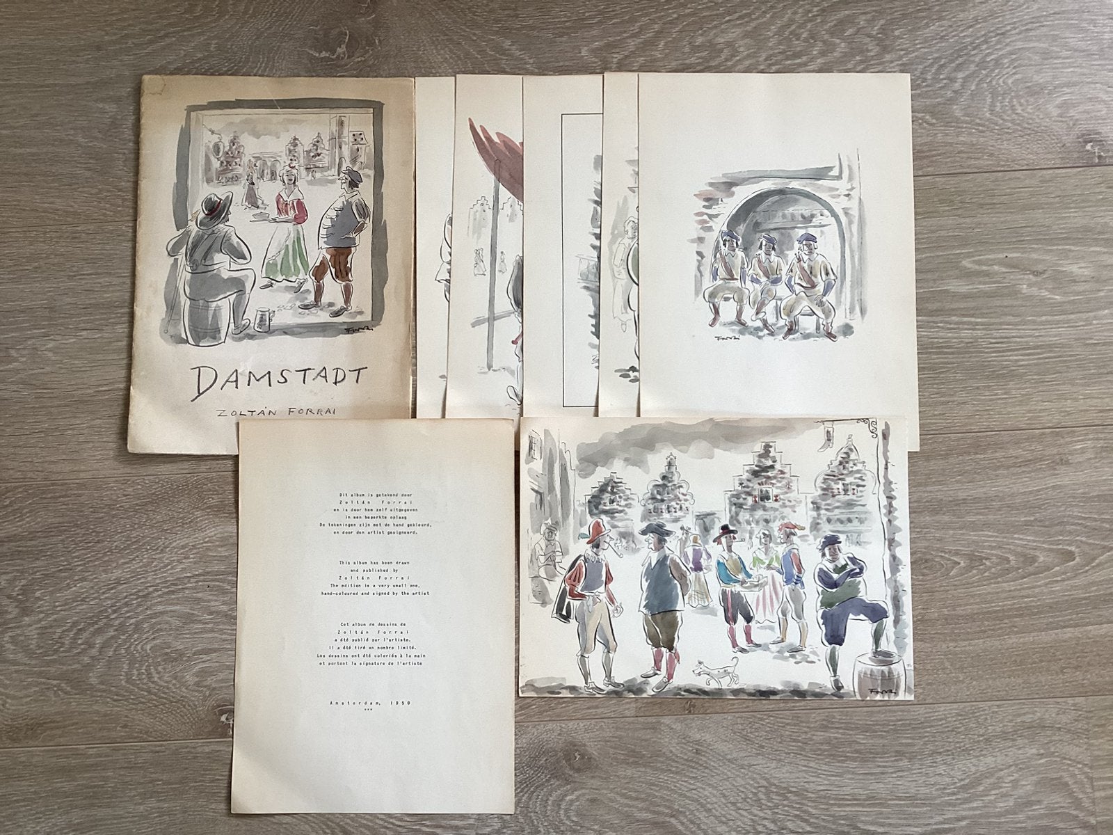 Map Damstadt “Zoltán Forrai”, Antiek en Kunst, Ophalen of Verzenden