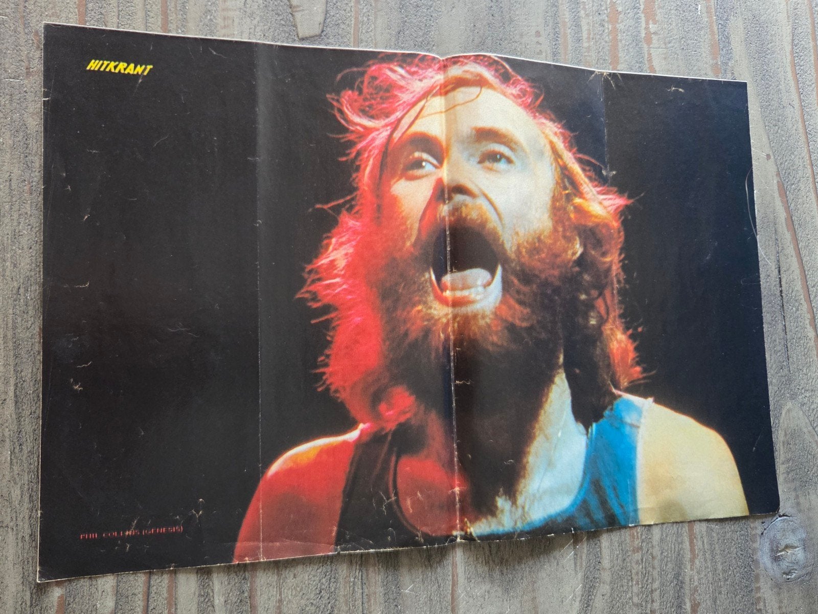 Phil Collins Genesis Poster - Hitkrant, Ophalen of Verzenden, A1 t/m A3, Muziek, Rechthoekig Staand
