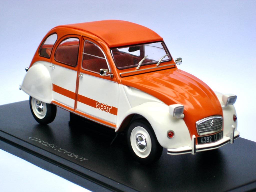 Citroen 2CV Spot 1976 Hachette #54 1:24, Hobby en Vrije tijd, Modelauto's | 1:24, Ophalen of Verzenden, Nieuw, Auto, Overige merken