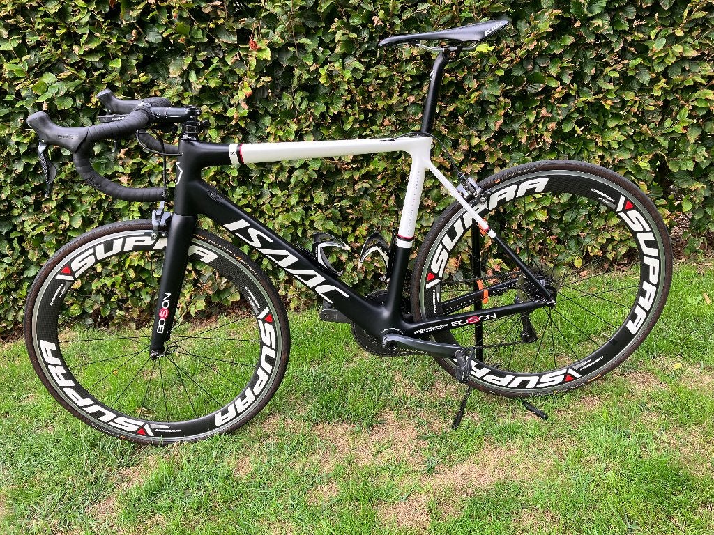 Isaac Boson Carbon Racefiets mt52 Ultegra Di2 Carbon Wielen, Ophalen, Gebruikt, Overige typen
