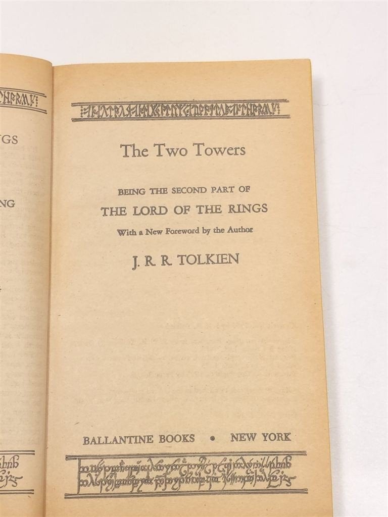 The Two Towers — J.R.R. Tolkien, Vintage 1976, Boeken, Ophalen of Verzenden, Gelezen