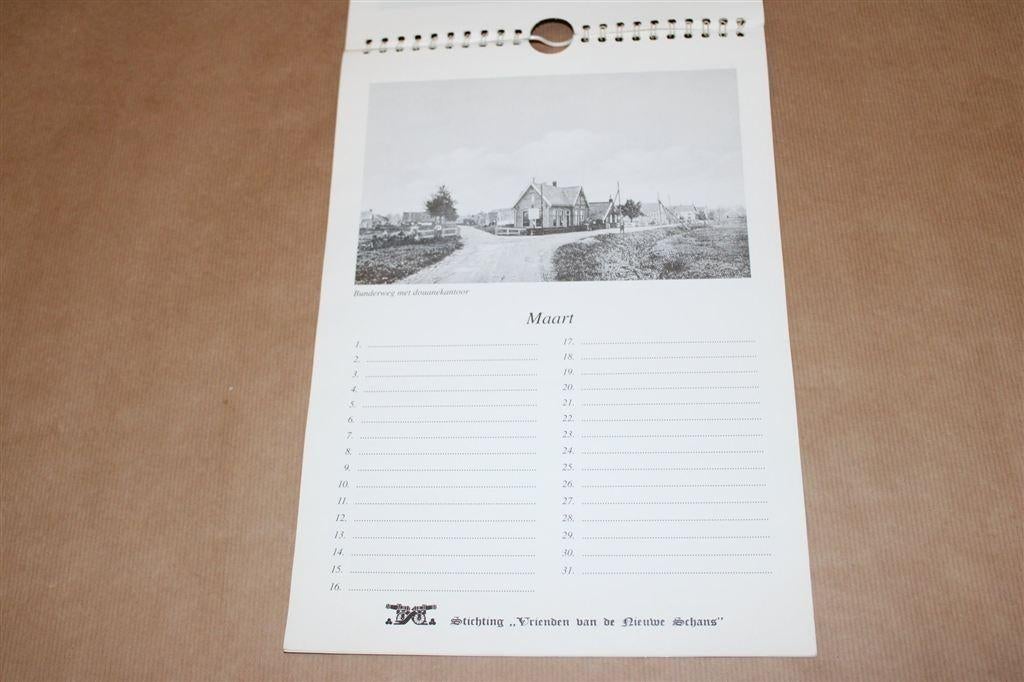 Kalender Stichting Vrienden Nieuweschans., Ophalen of Verzenden, Gelezen
