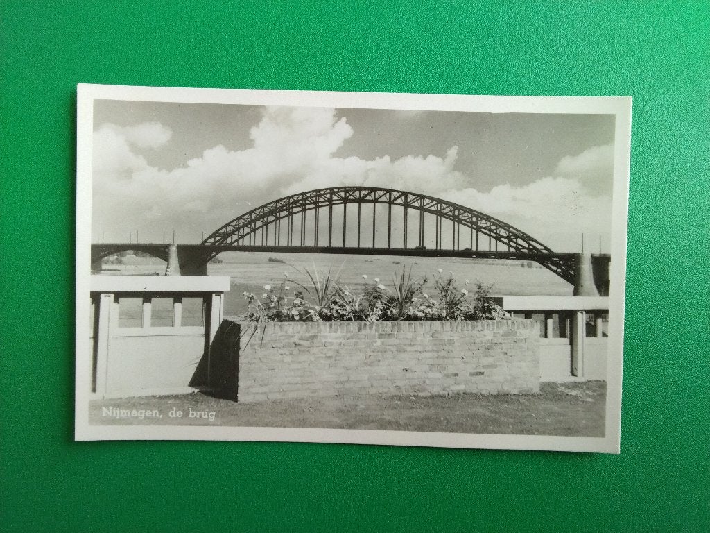 Nijmegen, De brug. Klf, Verzenden, 1940 tot 1960, Ongelopen, Gelderland