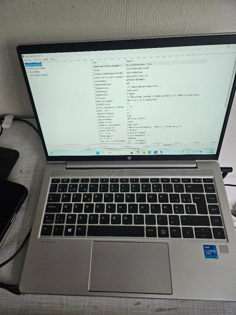 HP PB 640 G8 i5-11TH 2.6GHz/8GB/256GB/W11/€199, 2 tot 3 Ghz, 15 inch, Ophalen of Verzenden, Zo goed als nieuw