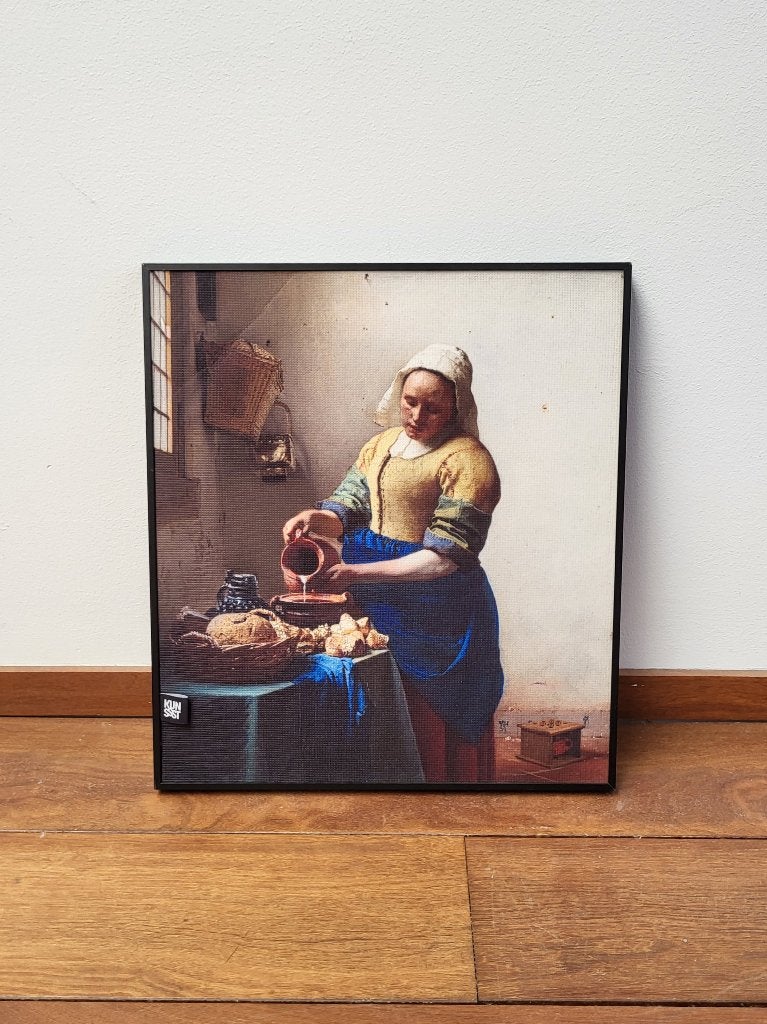 Akoestisch paneel 'melkmeisje', Ophalen, Meerkleurig, Textiel, Klassiek
