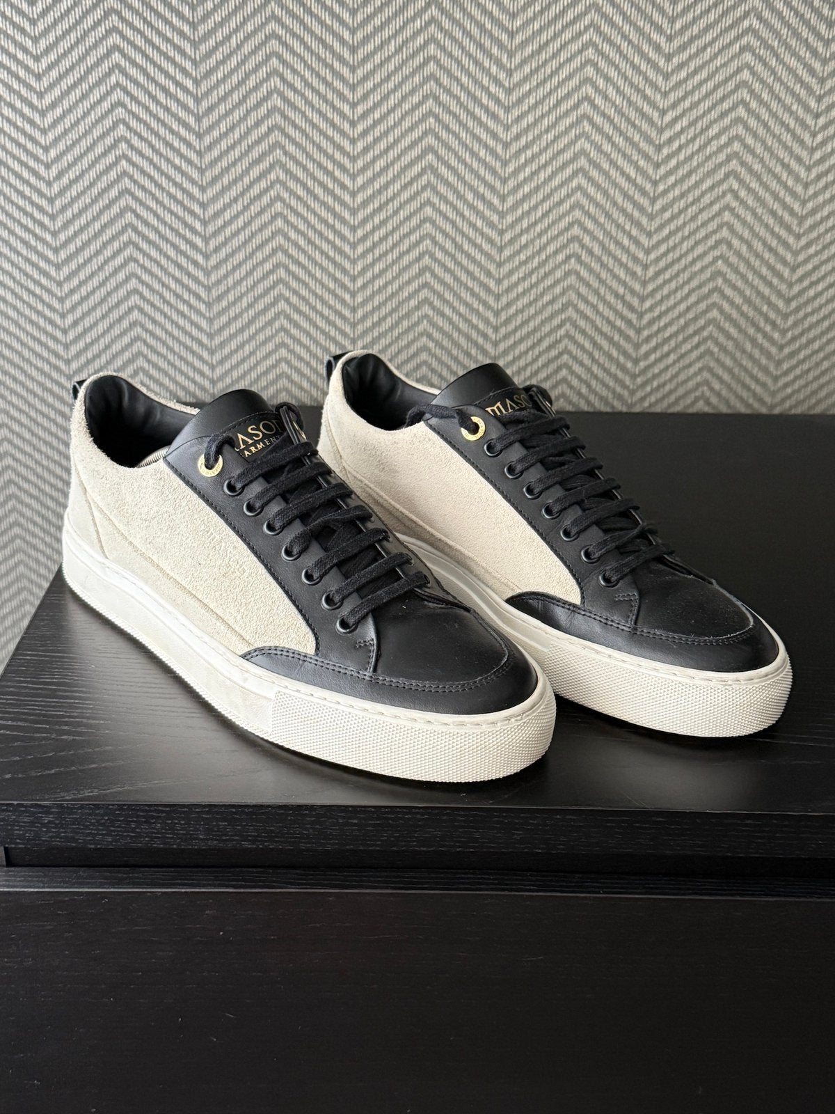Mason garments beige 44, Zwart, Ophalen of Verzenden, Sneakers of Gympen, Zo goed als nieuw