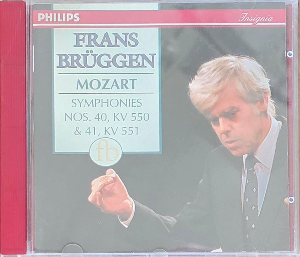 Mozart Symfonieën 40 & 41 - Frans Brüggen CD, Cd's en Dvd's, Ophalen of Verzenden, Classicisme, Zo goed als nieuw, Orkest of Ballet