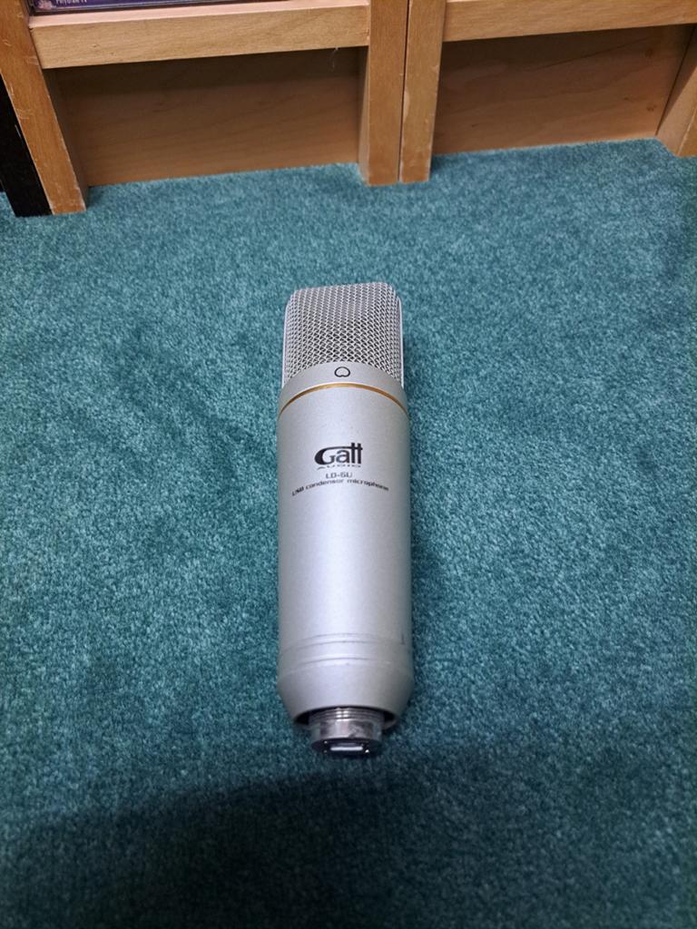 Gatt LD-6U USB Condensator Zang / studio microfoon, Ophalen, Zo goed als nieuw, Studiomicrofoon