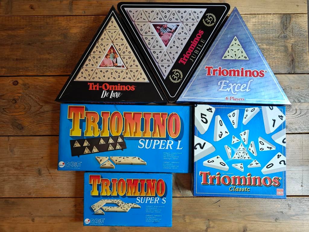 5 X Triominos., Ophalen of Verzenden, Goliath., Goliath., Goliath.