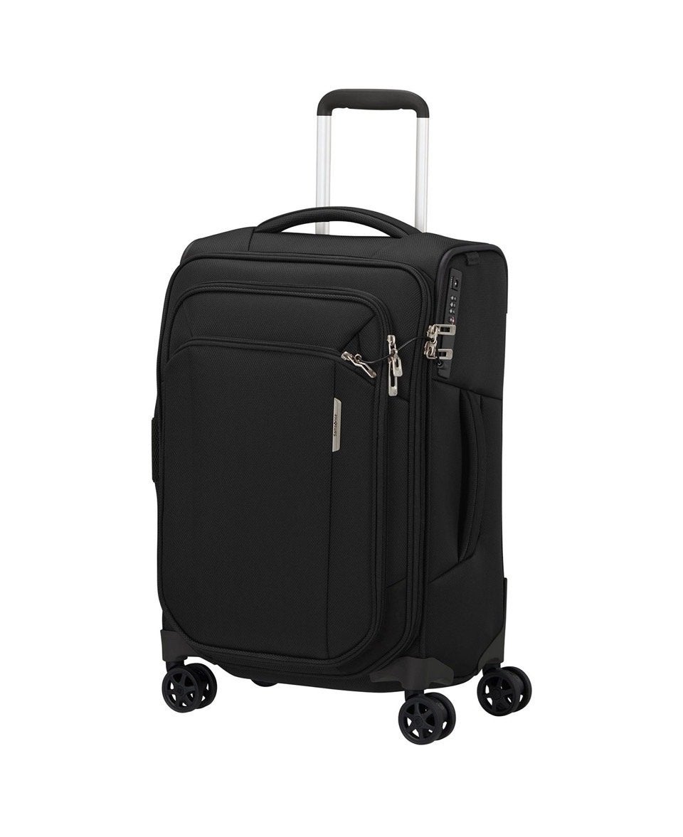 Samsonite Respark Spinner 55/35 Expandable ozone black, 40 tot 60 cm, 20 tot 30 cm, Zwart, Ophalen of Verzenden