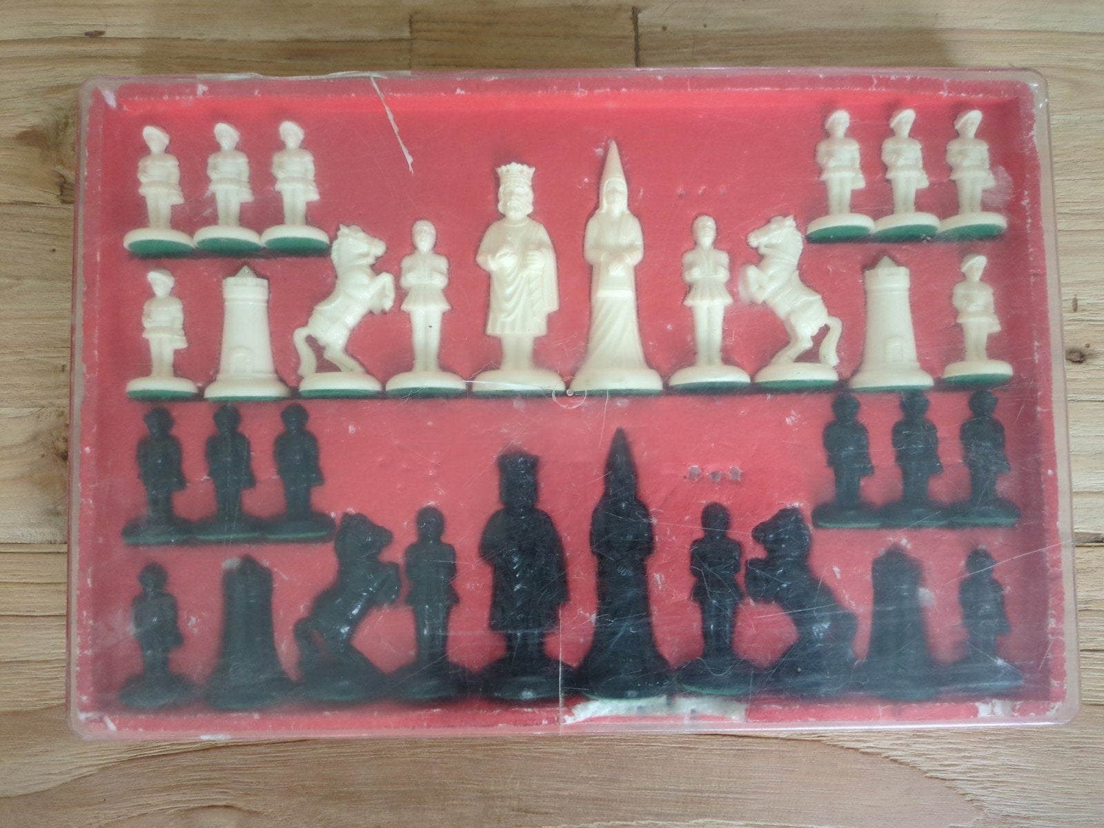 Schaakstukken schaakspel Homas Ivora, Een of twee spelers, Ophalen of Verzenden, Zo goed als nieuw, Homas