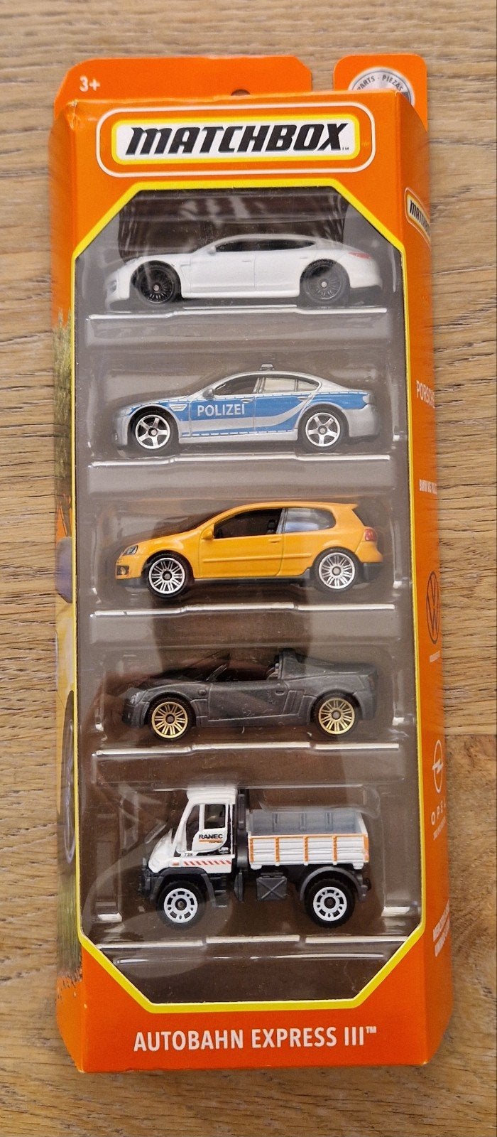 Matchbox 5pack golf 5 gti autobahn express, Ophalen of Verzenden, Nieuw, Auto