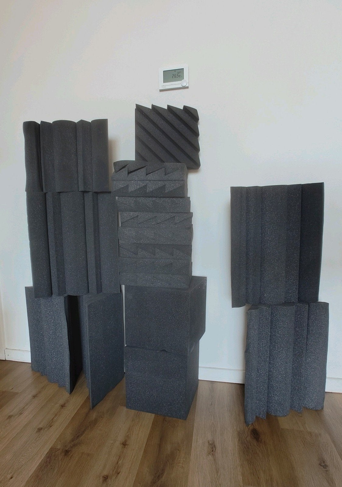 Set Akoestische Schuimpanelen - Geluidsisolatie Studio, Ophalen, Gebruikt