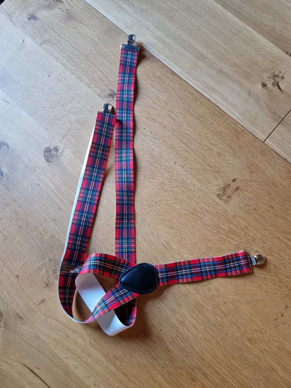 NIEUWE BRETELS RODE SCHOTSE RUIT, Kleding | Heren, Ophalen of Verzenden, Nieuw, Rood