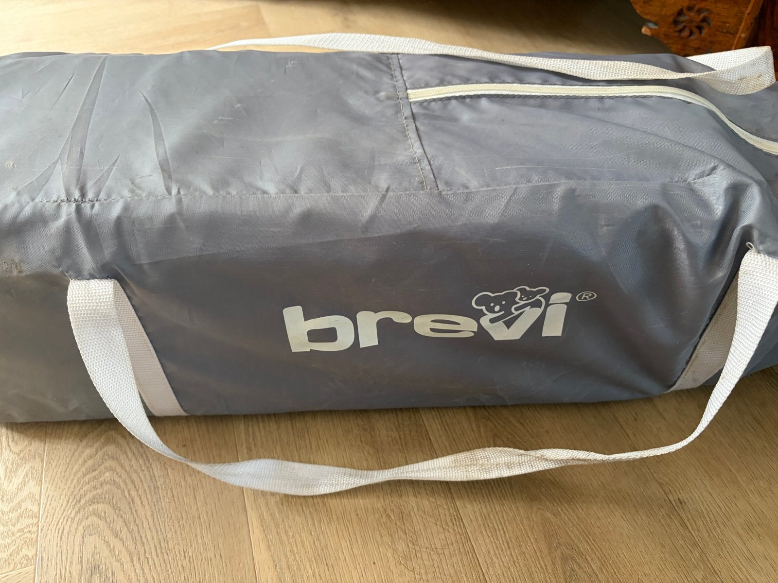 Brevi campingbedje met tas - Zo goed als nieuw, Ophalen, Zo goed als nieuw, Reisbedje