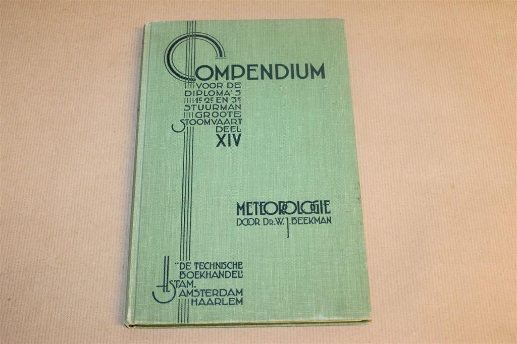 Meteorologie — Vintage Stuurmanshandboek Stoomvaart 1932, Ophalen of Verzenden, Gelezen, Natuurwetenschap
