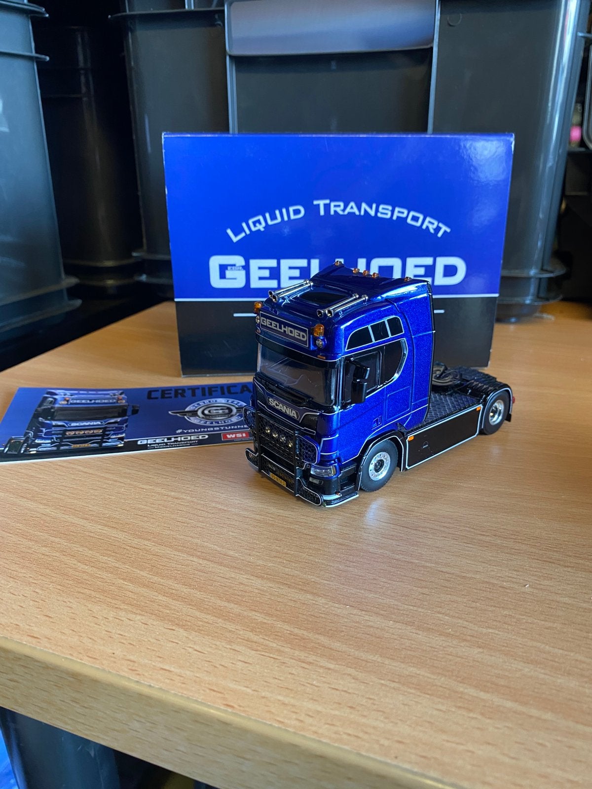 Wsi geelhoed scania, Ophalen of Verzenden, Zo goed als nieuw, Bus of Vrachtwagen, Wsi