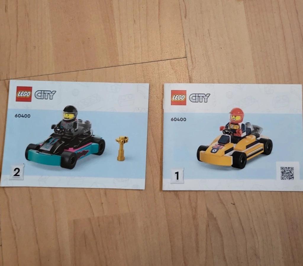 LEGO City Go-Karts (60400) met 2 minifiguren en instructies, Compleet, City, Lego, Ophalen of Verzenden