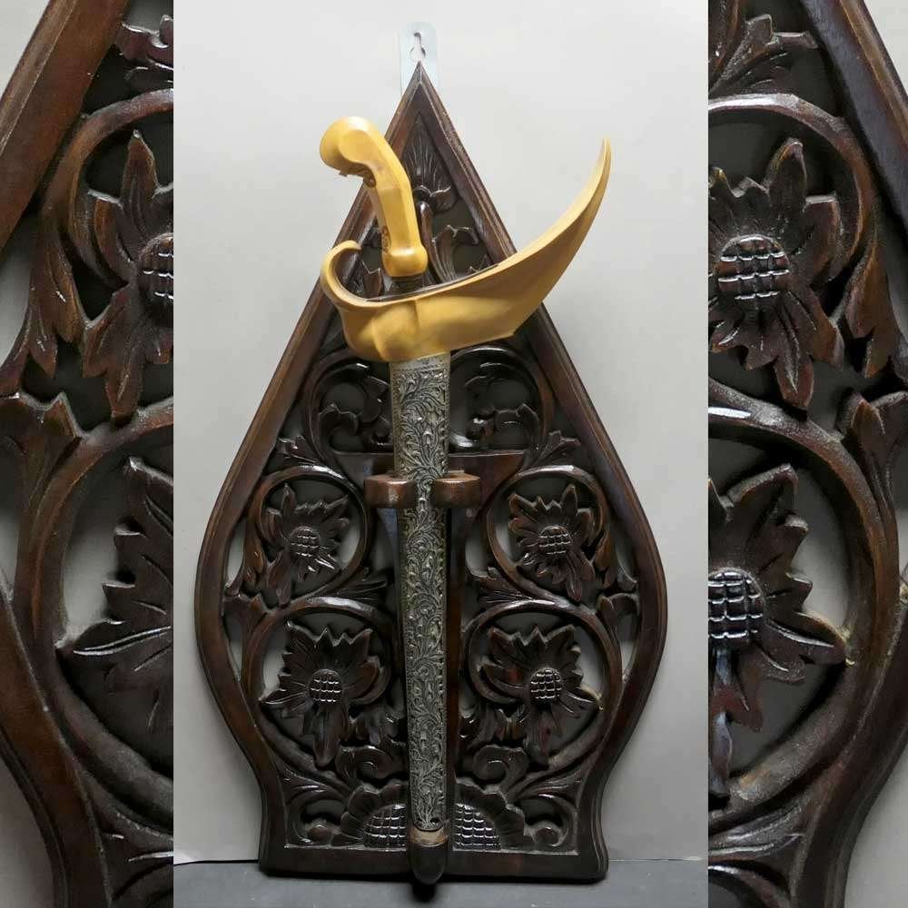 Blawong Gunungan BL5 Keris houder kris bord standaard hout, Ophalen of Verzenden