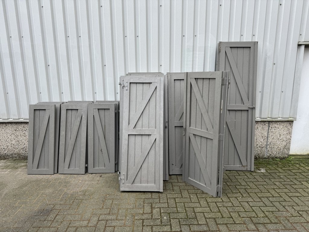 Prachtset massieve afzelia raamluiken 48 stuks, La belle porte, Jurgen.hoogenboezem@gmail.com, Overige typen, Zo goed als nieuw