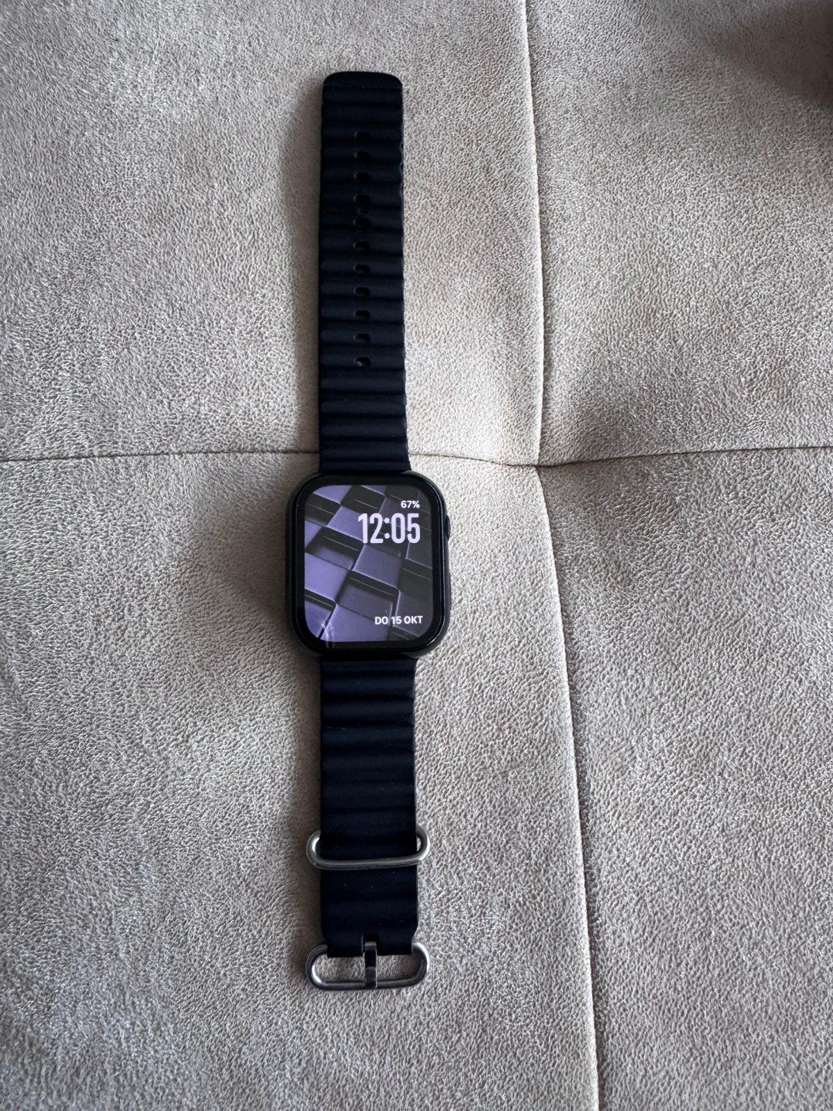 Apple watch 9 45mm perfecte staat, Sieraden, Tassen en Uiterlijk, Ophalen, Zwart, IOS, Zo goed als nieuw