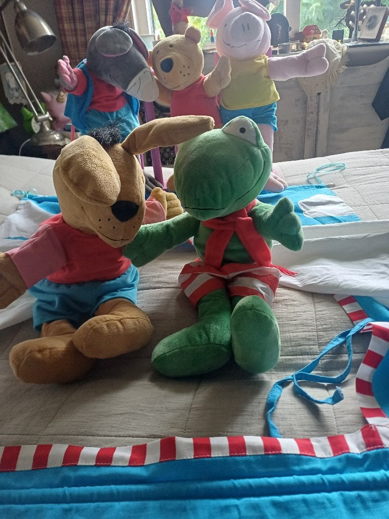 Kikker en vriendjes poppenkast # handpoppen, Ophalen, Gebruikt, Overige typen
