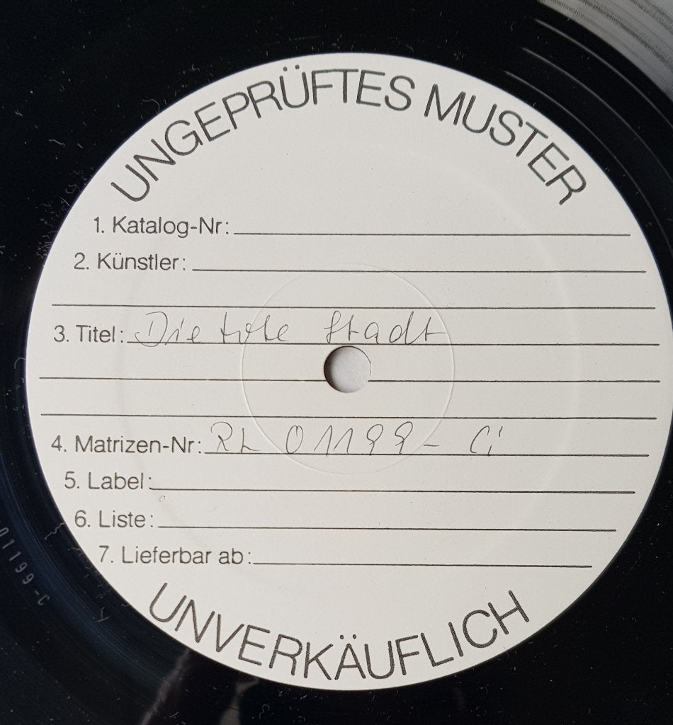LP Proefpersing Korngold opera – dwarsdrukcompensatie, Gebruikt, Opera of Operette, Ophalen of Verzenden, Romantiek