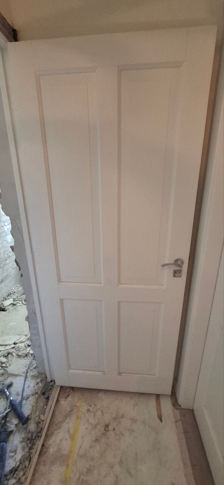 Deur met slot jaren 30 woning, Ophalen, Gebruikt, Binnendeur, 200 tot 215 cm