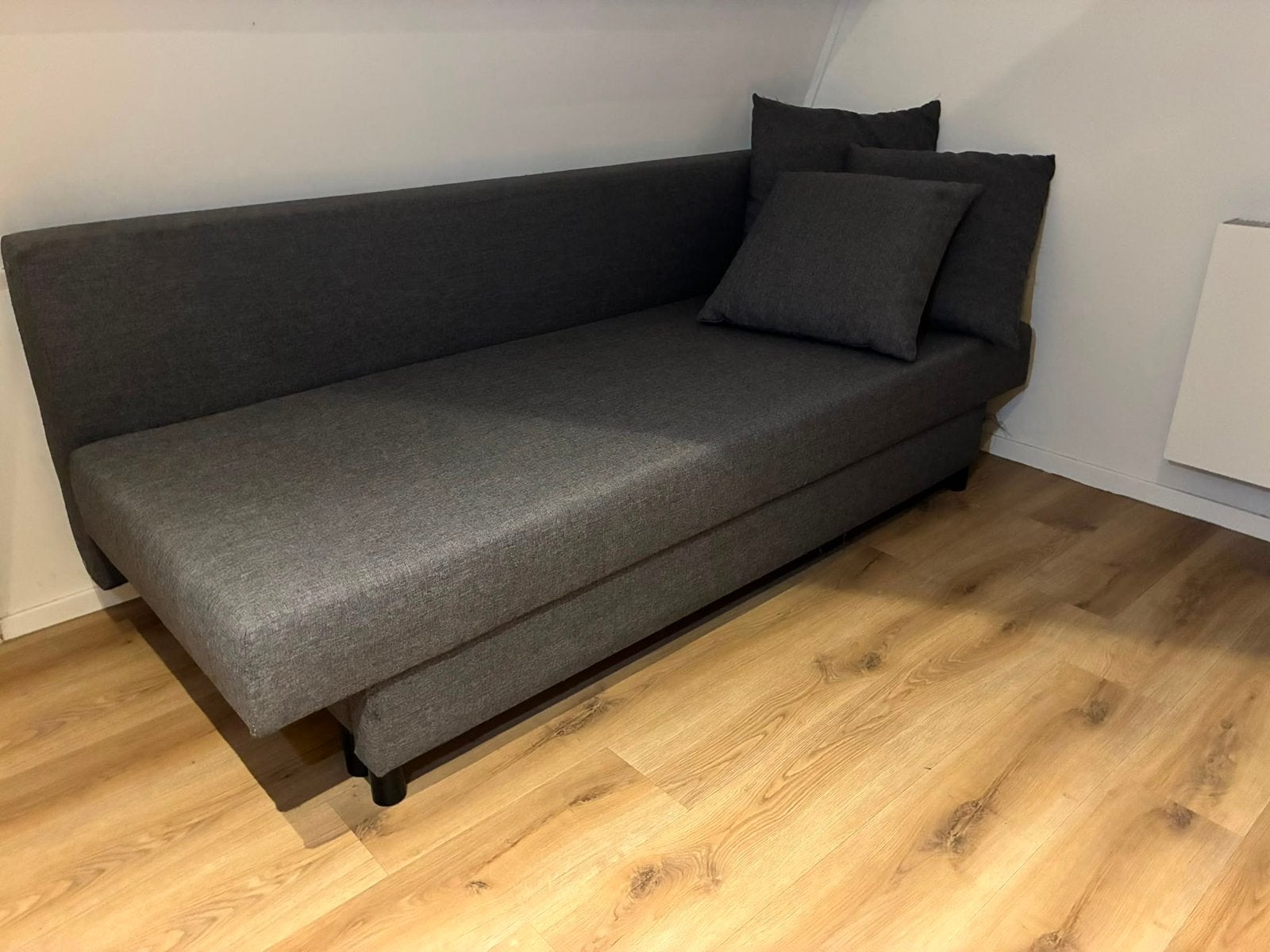 Ikea slaapbank, Huis en Inrichting, Slaapkamer | Slaapbanken, Ophalen, Gebruikt, Tweepersoons, 190 cm of minder