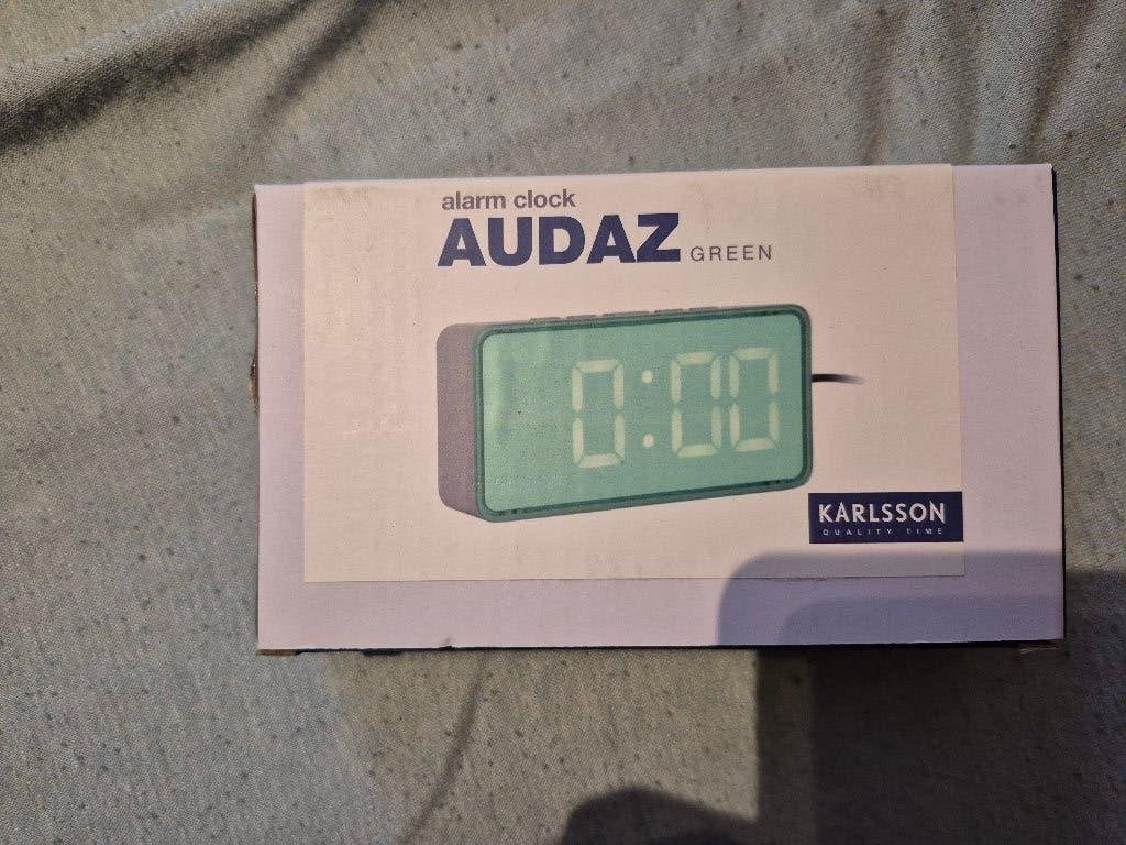 Karlsson alarm clock Audaz, Witgoed en Apparatuur, Wekkers, Nieuw, Ophalen of Verzenden